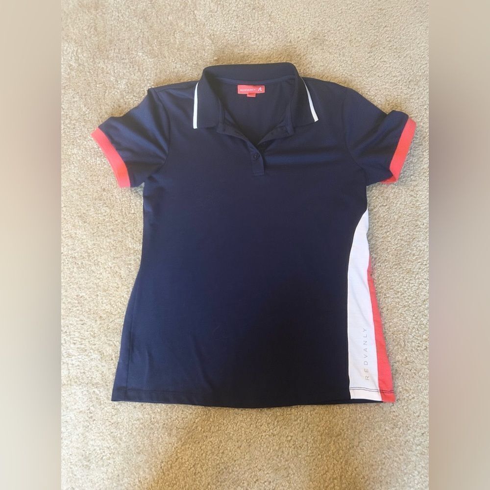 Redvanly Women’s Polo - red, white and blue